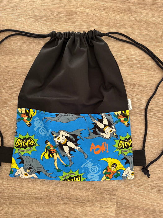 Deluxe Swim Bag - Bat Blue
