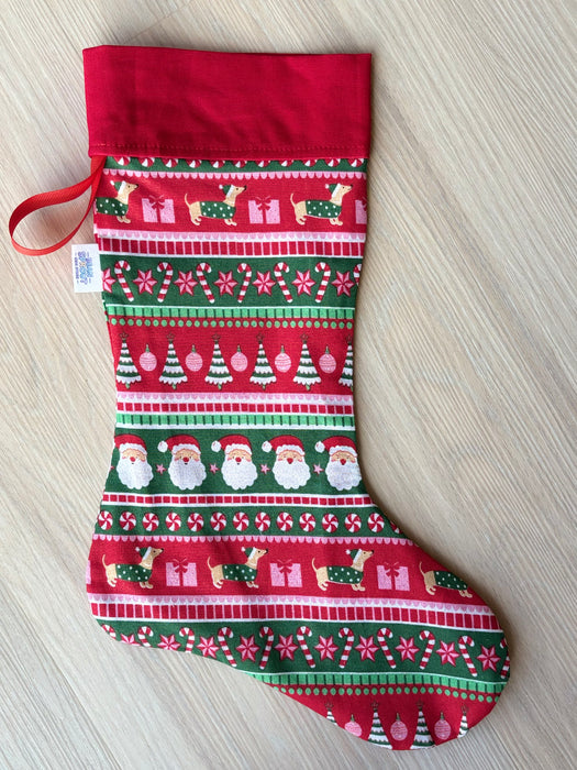 Christmas Stockings - Santa Paws & Candy Canes!