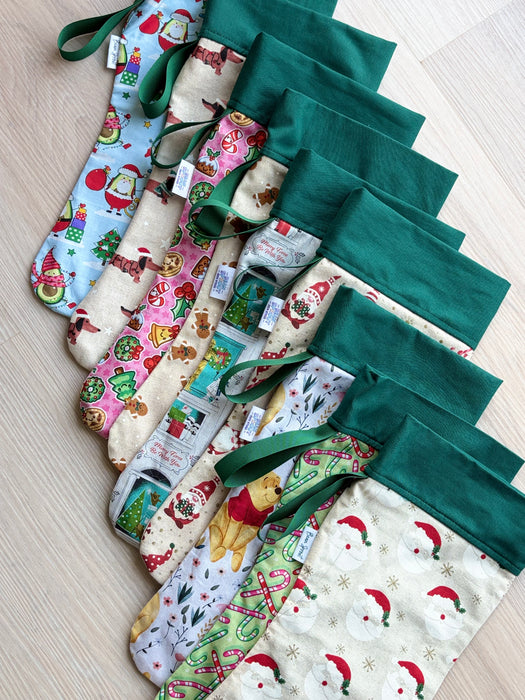 Christmas Stockings - Avo Party with Green Top