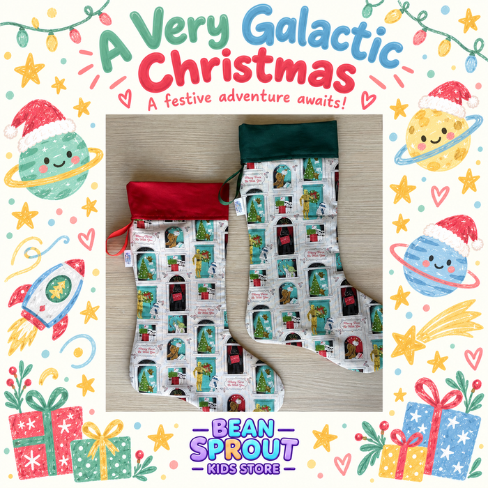 Christmas Stockings - Merry Force Be With You 🚀  Green Top