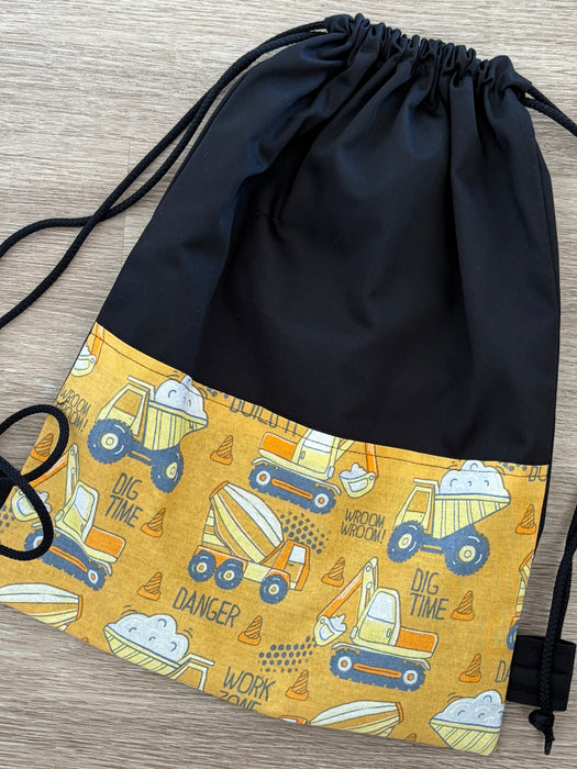 Deluxe Swim Bag -  Yellow Digger
