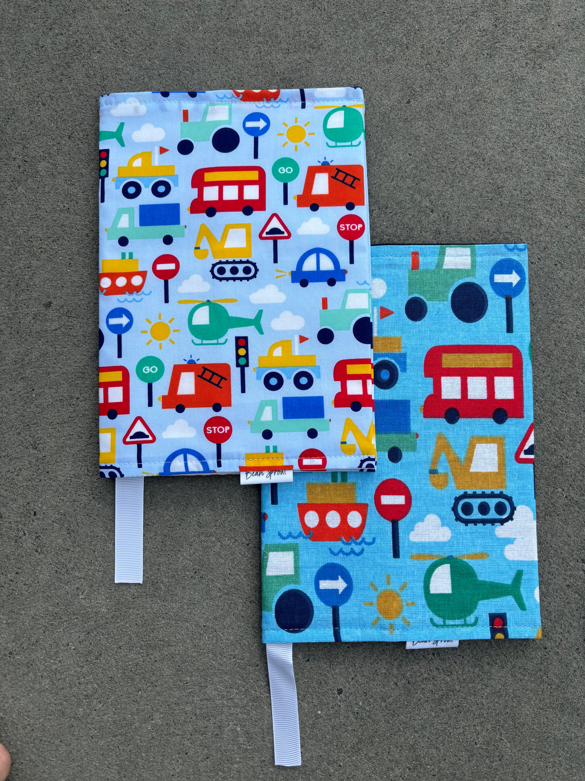 Plunket / Well Child Book Cover - Transport