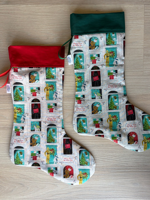 Christmas Stockings - Merry Force Be With You 🚀  Green Top