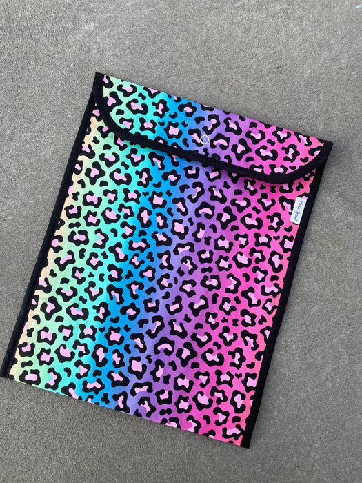 Book/Swim Bag Combo - Rainbow Leopard