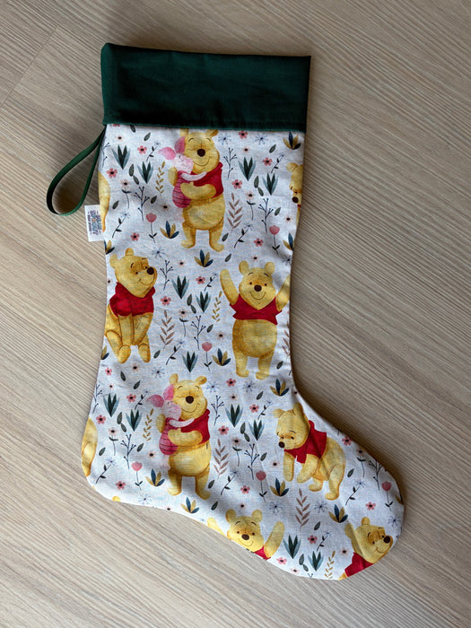 Christmas Stockings - Pooh Bear with Green Top - Last One
