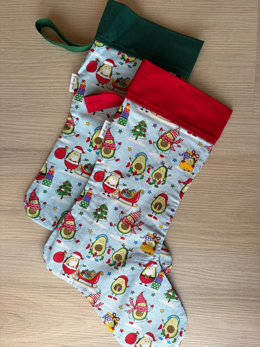 Christmas Stockings - Avo Party with Green Top