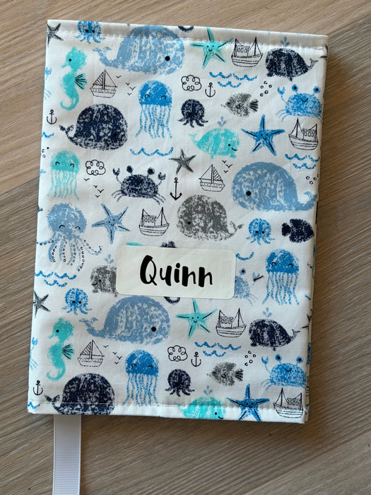 Plunket / Well Child Book Cover - Sea creatures