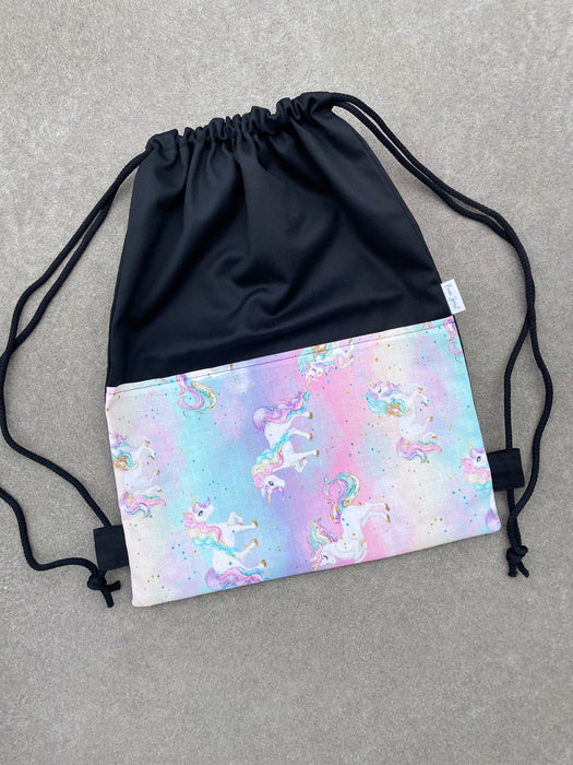 Deluxe Swim Bag - Dreamy Unicorn (sideways design)