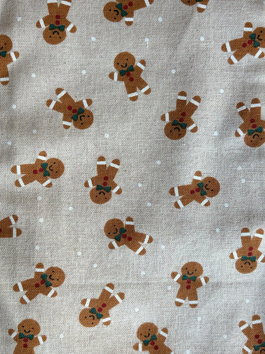 Christmas Stockings - Gingerbread with Green Top