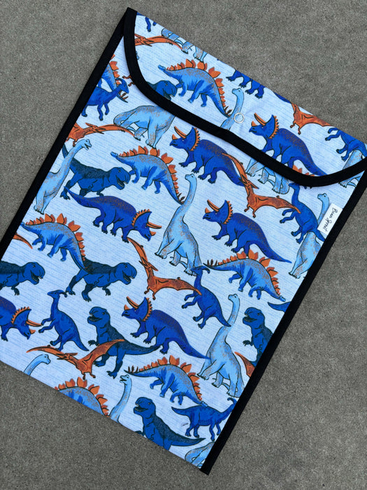 Book Bag - Blue Dino