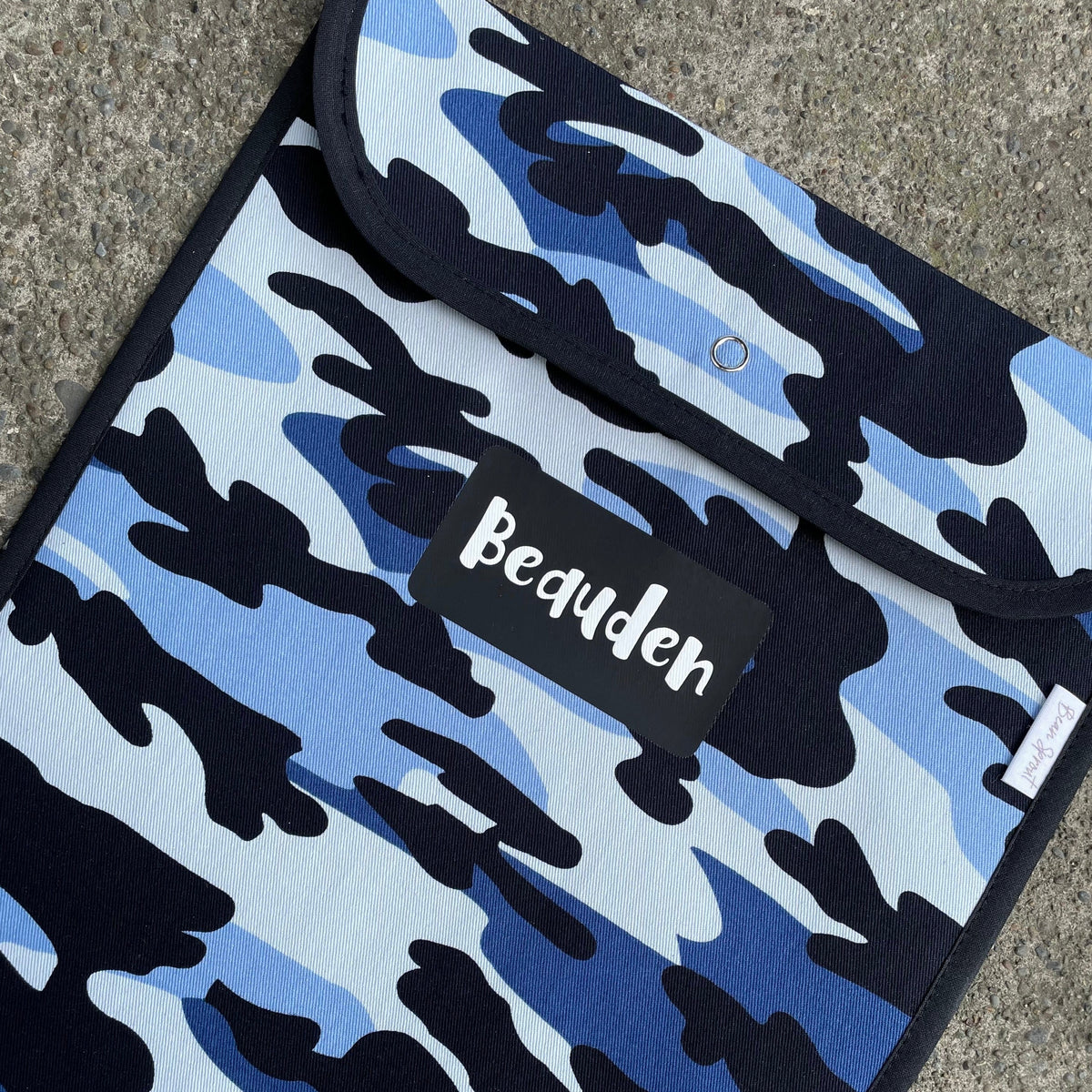 Book Bag - Blue Camo