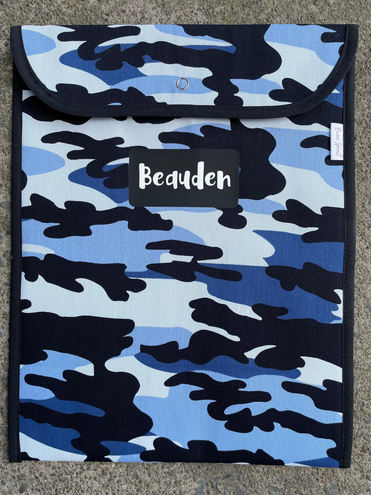 Book Bag - Blue Camo