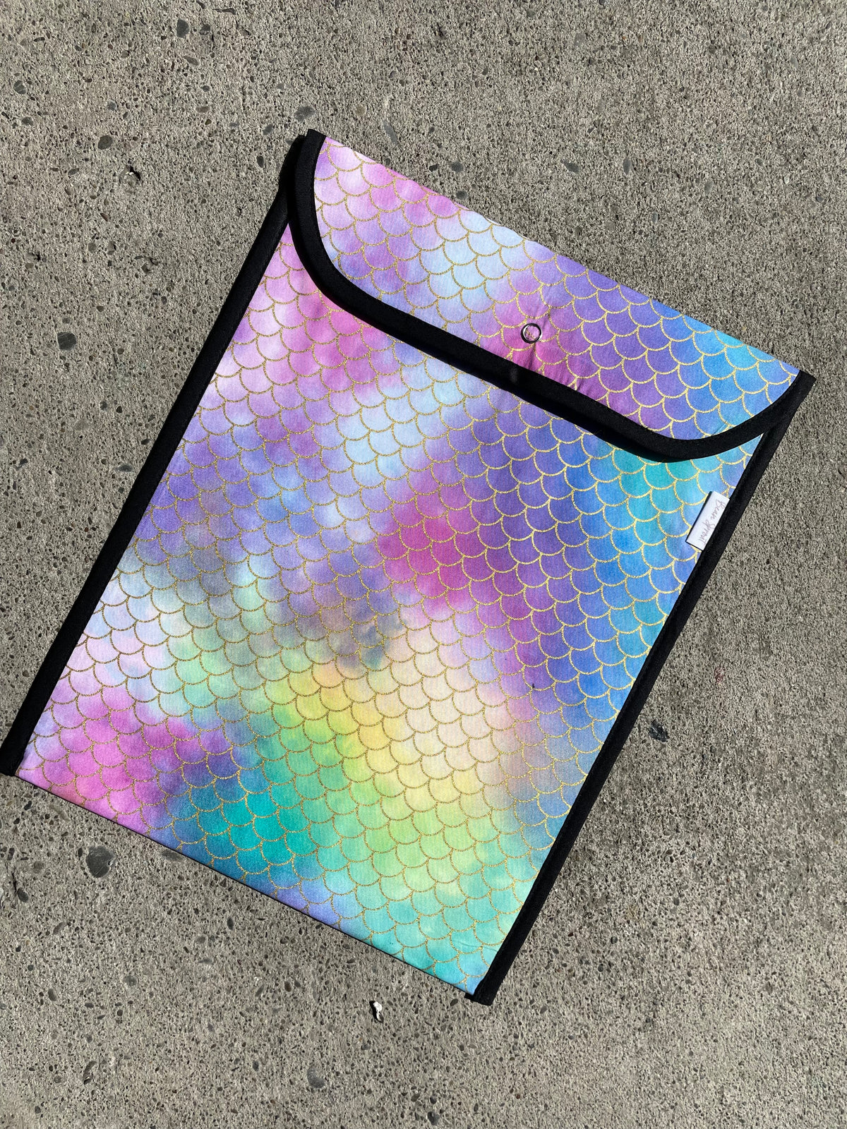 Book Bag - Gold Mermaid Scales