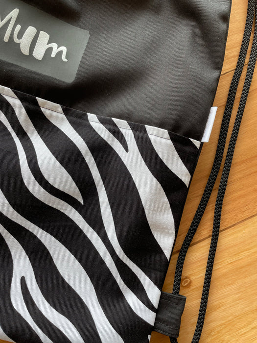 Deluxe Swim Bag - Zebra Print