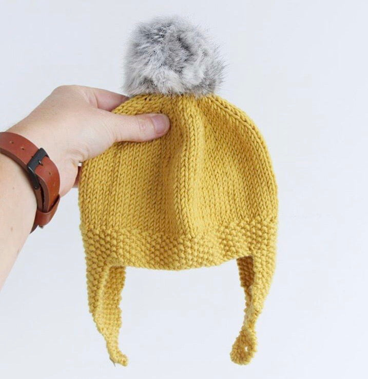 Aoraki Merino Hat- Mustard