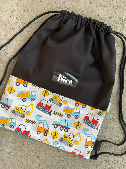 Drawstring top swim bag