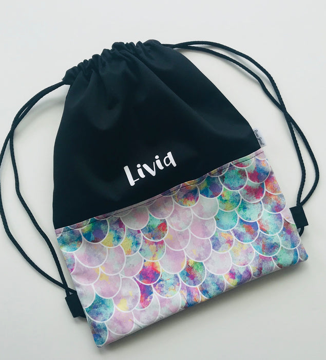 Deluxe Swim Bag - Mermaid Scales