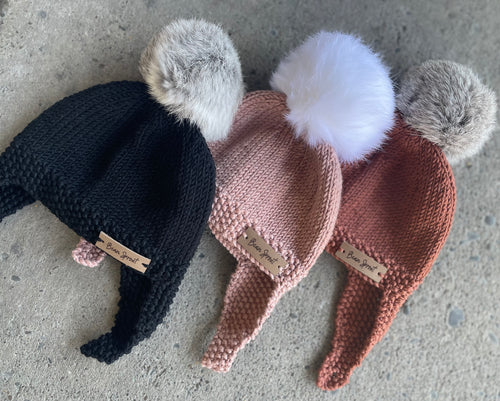 Aoraki Merino Hat - Black