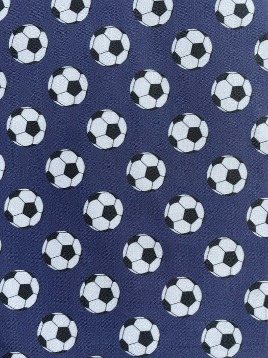 Deluxe Swim Bag - Navy Soccer Balls