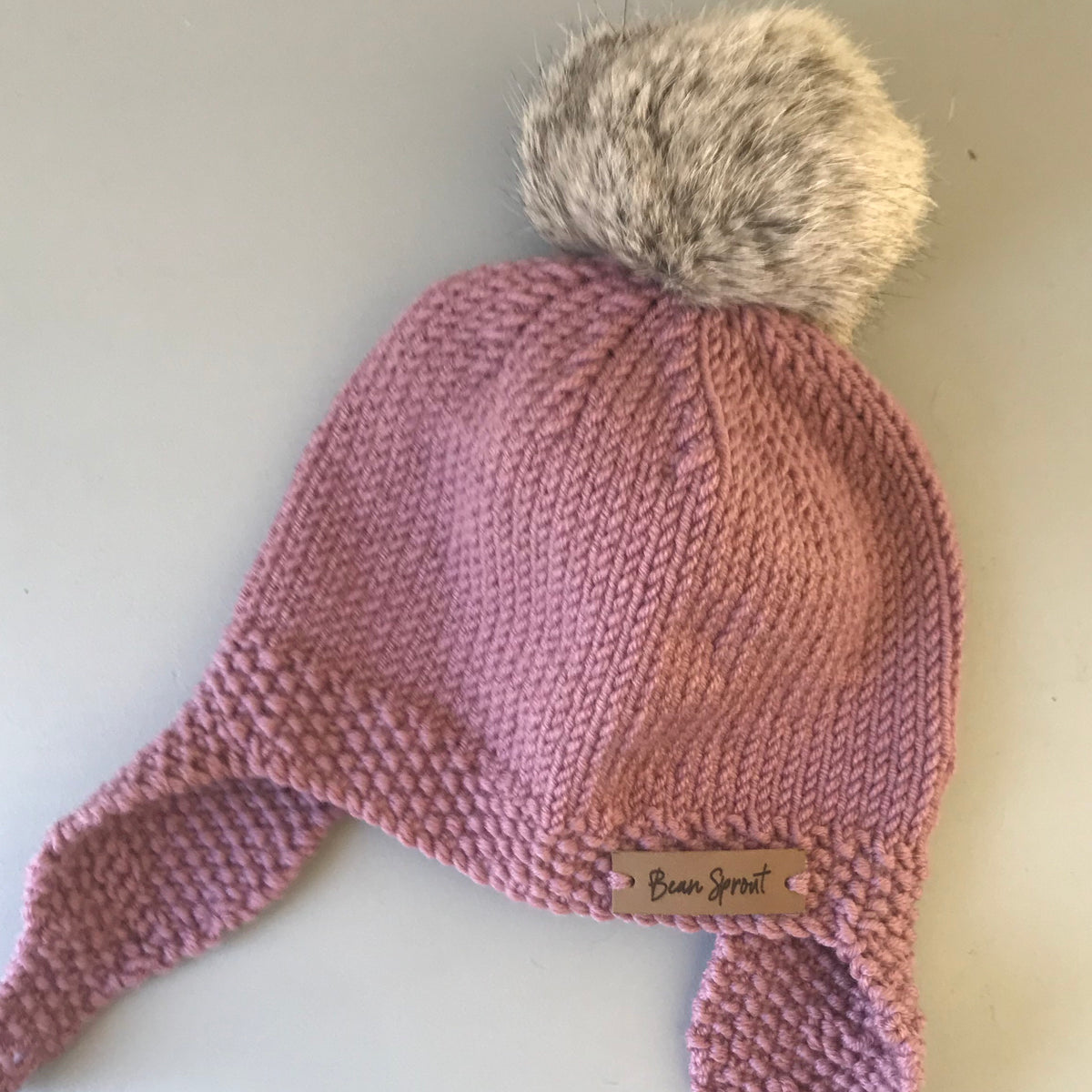 Aoraki Merino Hat - Mauve
